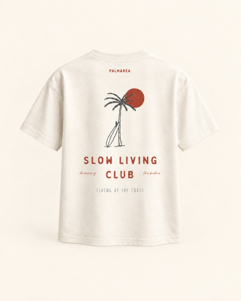 T-shirt crema con scritta Dreaming Club
